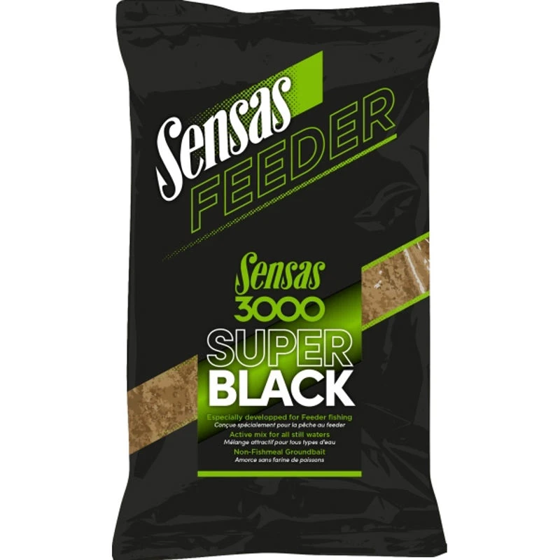 Sensas Feeder 3000 Super Black Groundbait 1Kg